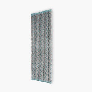 Tile Mop Pad, Cool Grey with Teal