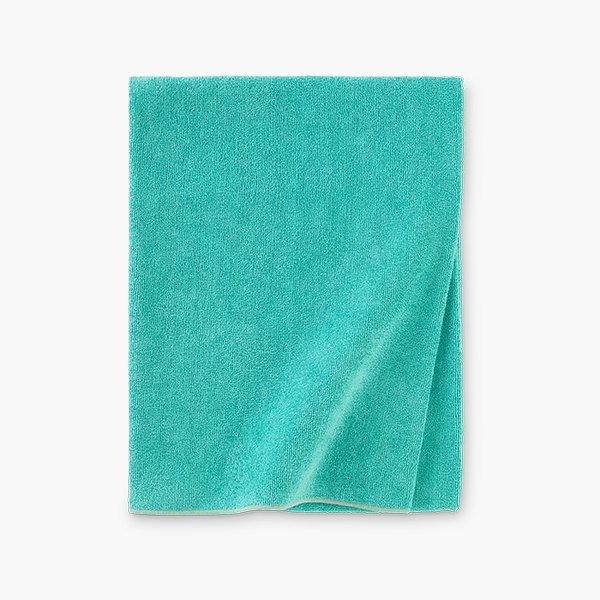 Bath Towel Eggshell Blue/ Tuala Mandi Mikrofiber Norwex, Corak Garisan Laut